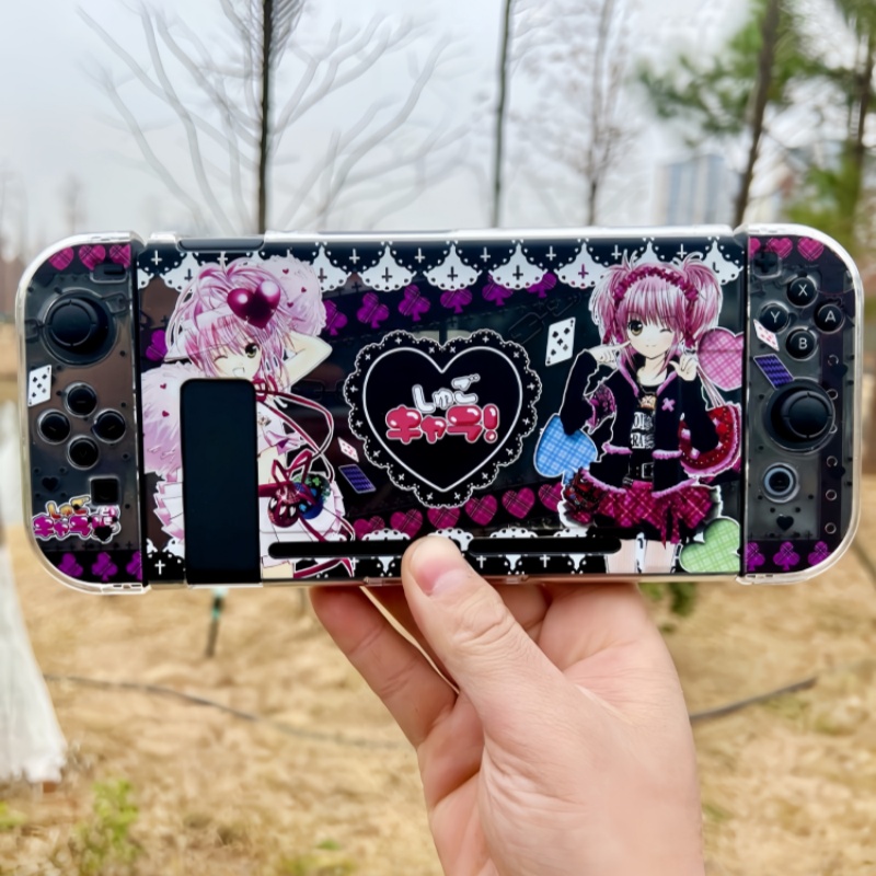 Gaming Console Nintendo Switch Oled Model - Защитный чехол Custom Amu Shugo Chara