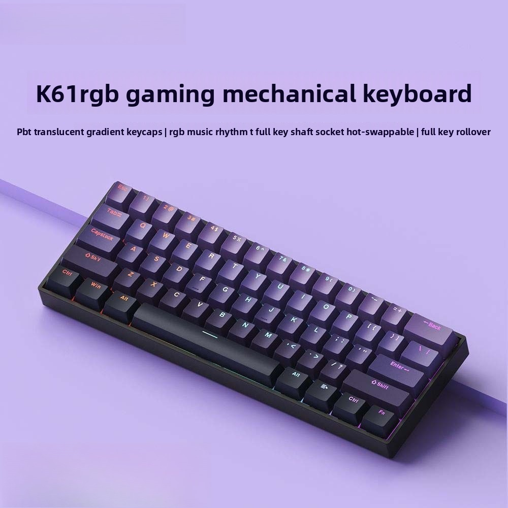 Gaming Console Ipad - Клавиатура 60% беспроводная Bluetooth 2.4G, механическая