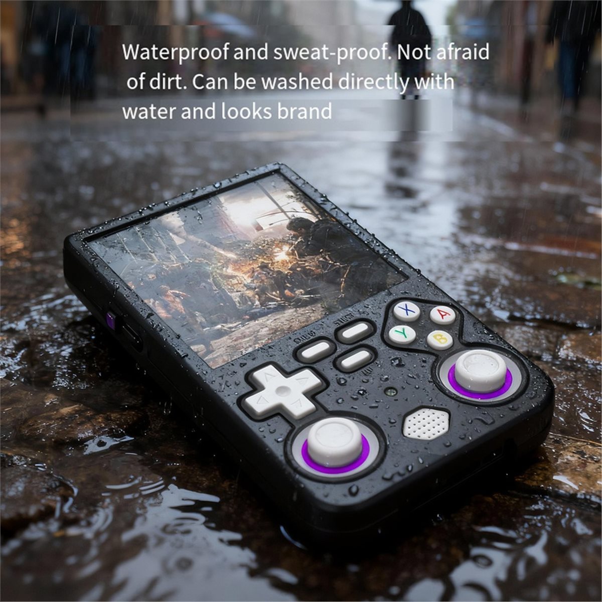 Gaming Console R36 Ultra - Новый силиконовый защитный чехол A86G, пыле-