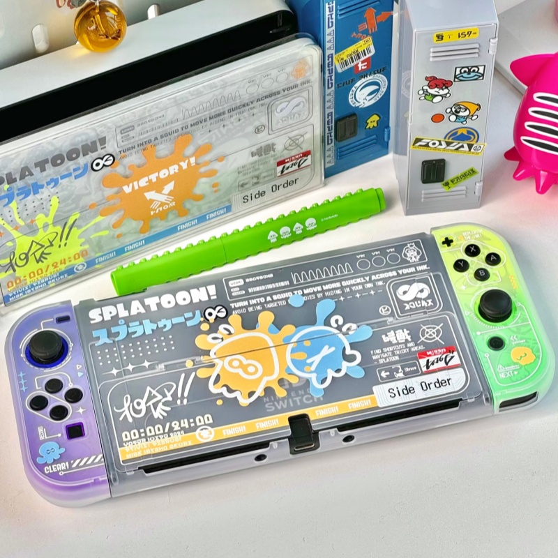 Gaming Console In Tv - Тонкий защитный чехол Splatoon 3 Switch