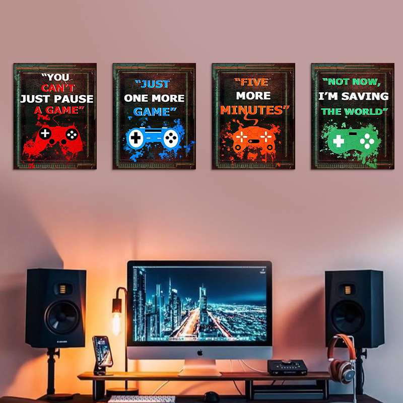 4 шт., детская игровая комната – обзор и цена Gaming Console Wallpaper