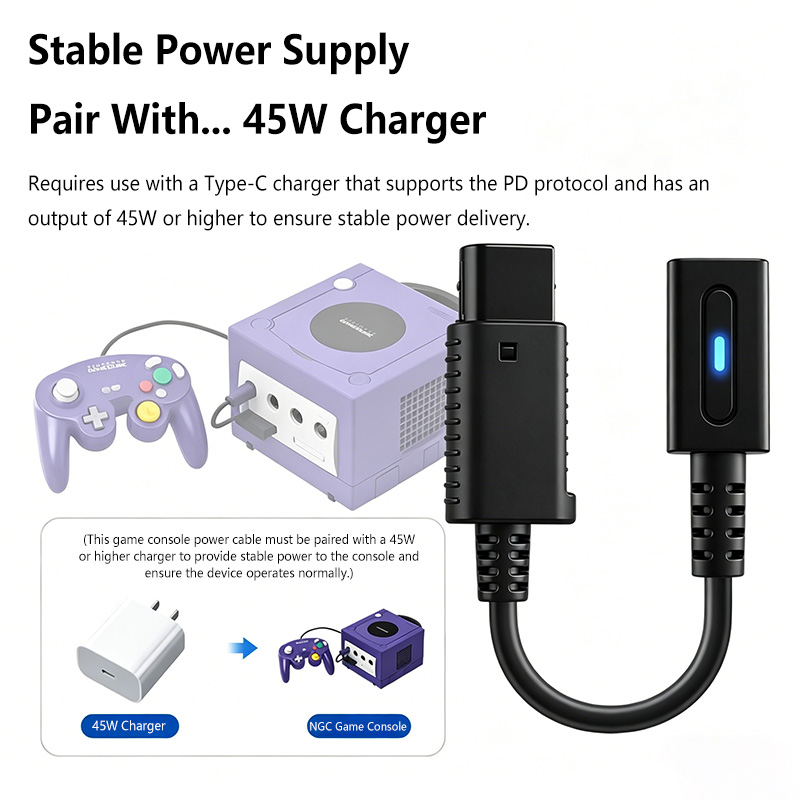 Кабель зарядки Type C 45W PD д – обзор и цена Gaming Console Usb
