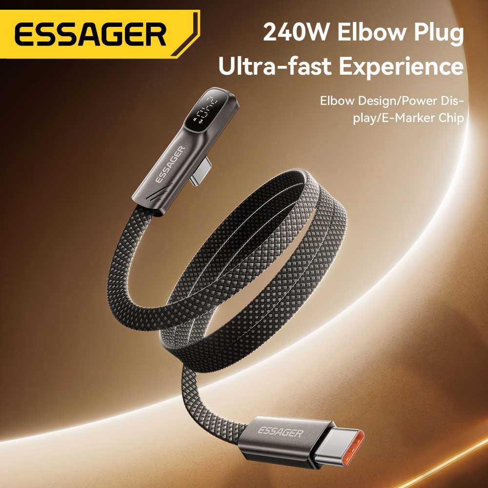 Кабель Essager Elbow 240 Вт с  – обзор и цена Gaming Console Ipad