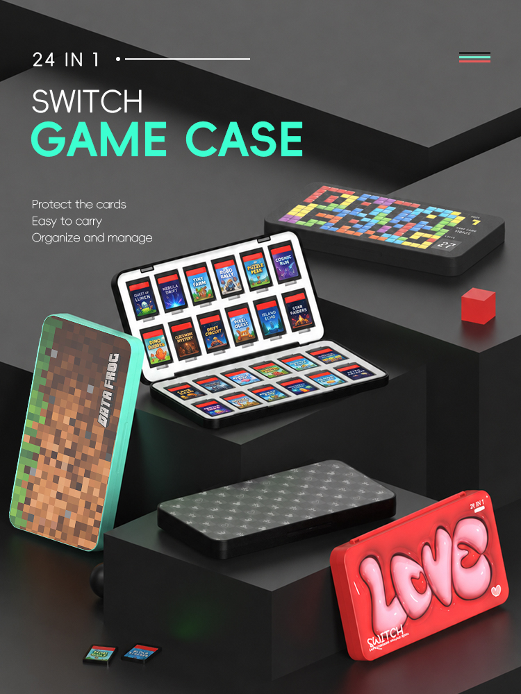 DATA FROG 24-в-1 футляр для хр – обзор и цена Nintendo Console Switch Lite
