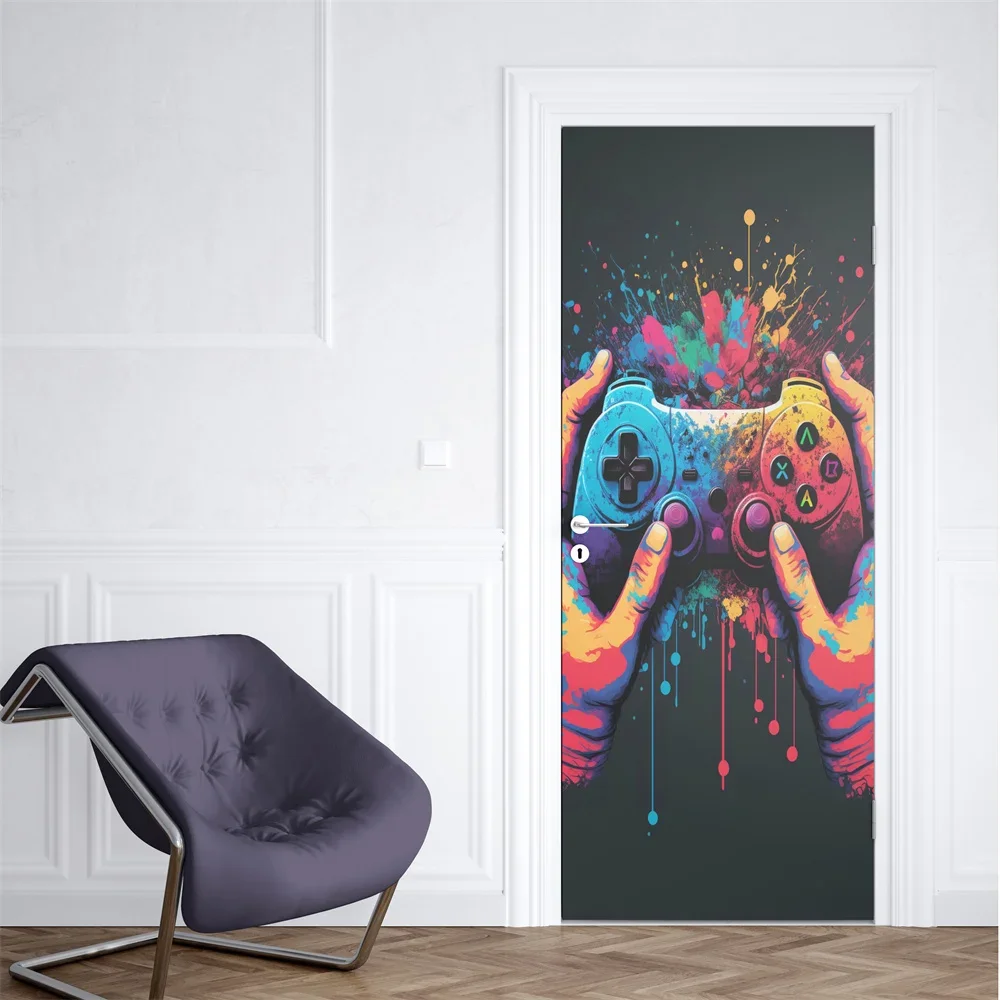 Неоновые панковские наклейки н – обзор и цена Gaming Console Wallpaper